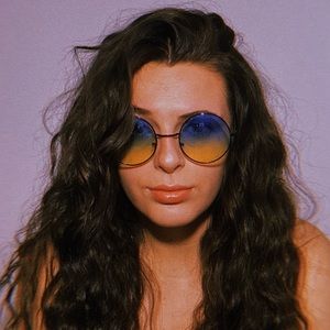 Green and Yellow circle sunglasses